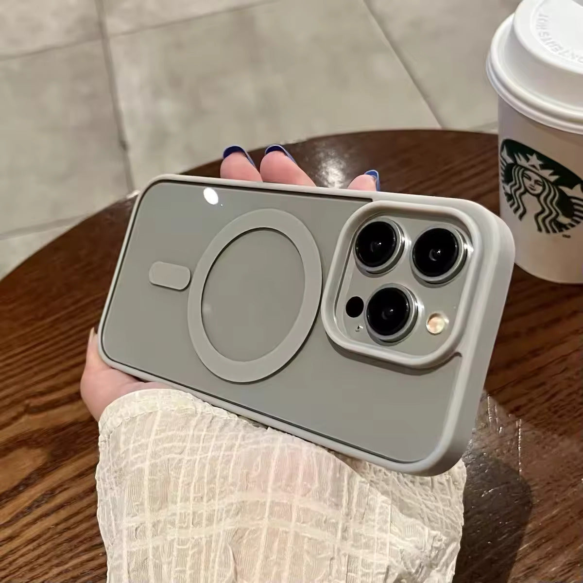 NEUTRAL GREY CLEAR CASE