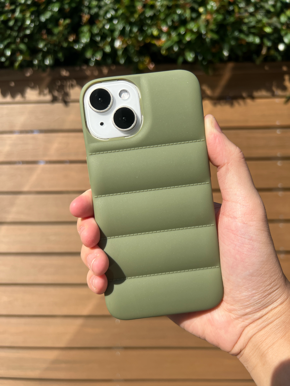 MATCHA GREEN PUFFER CASE