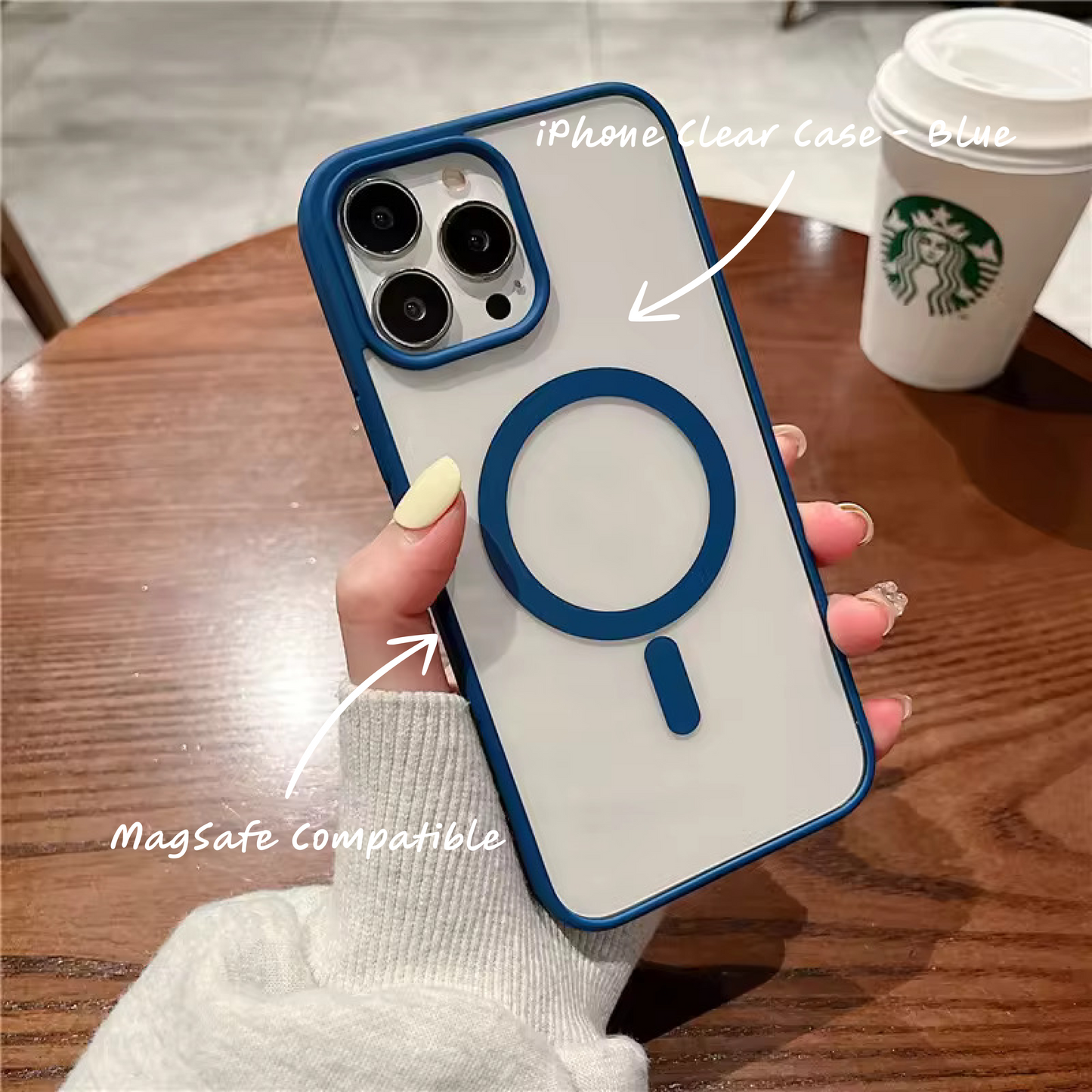 SKY BLUE CLEAR CASE