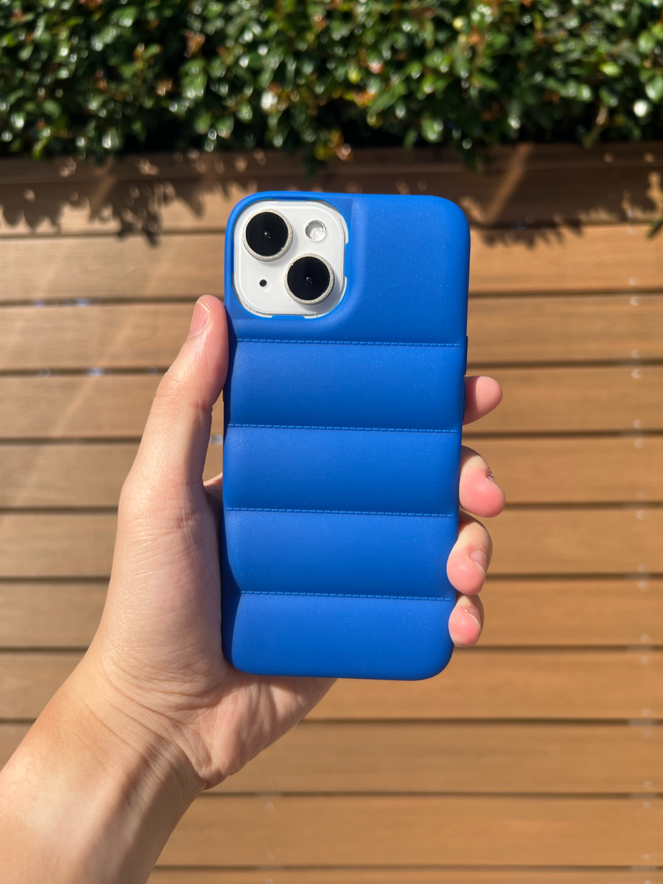 Ocean Blue Puffer Case