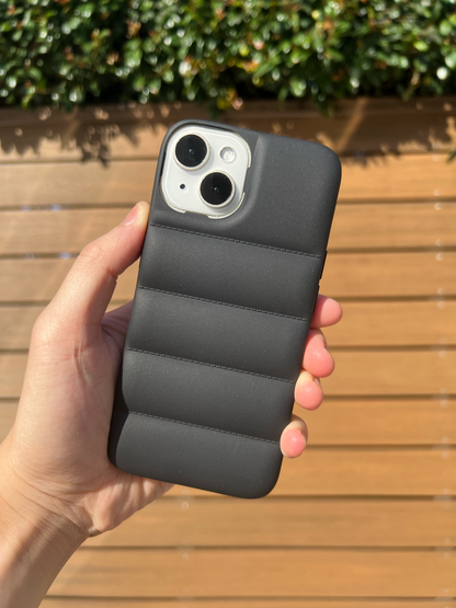 Ink Black Puffer Case