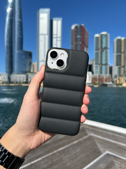 Ink Black Puffer Case